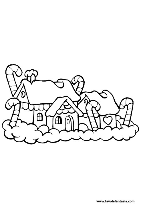 Disegni di Natale da colorare Favole e Fantasia