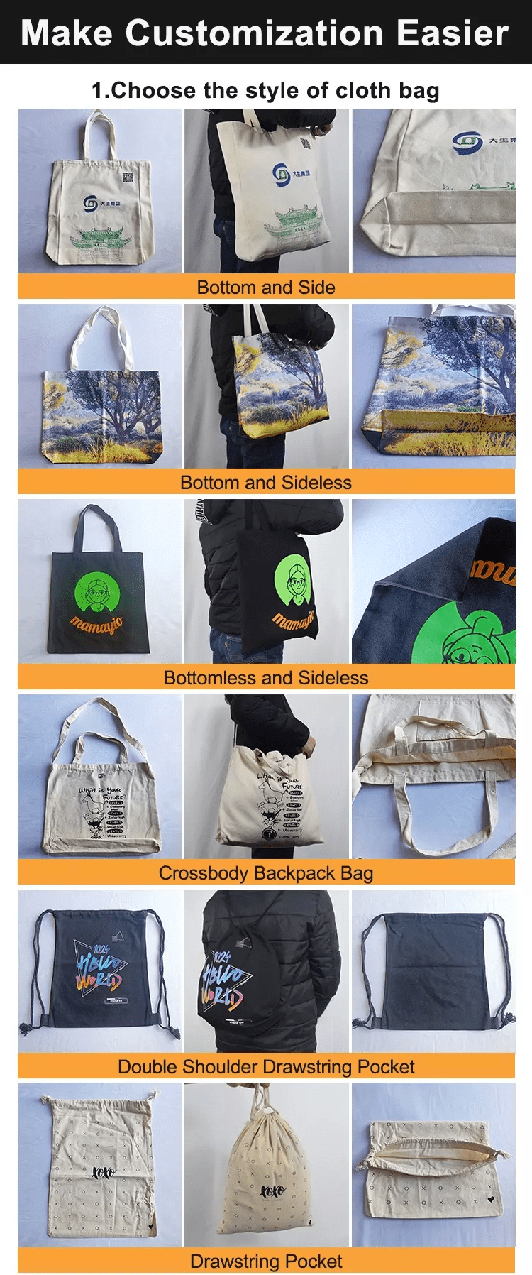 Custom Cloth Bag Favoshow