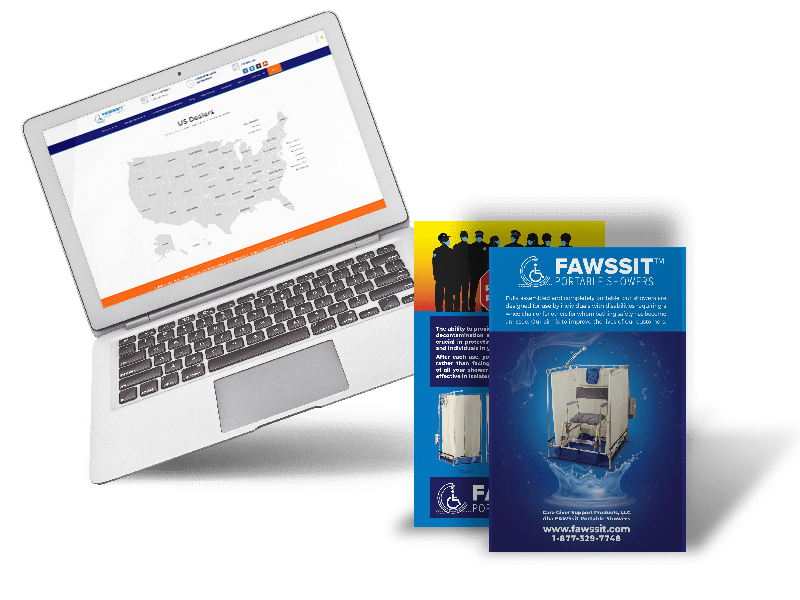 Next Day Access Trade Show FAWSsit Portable Showers