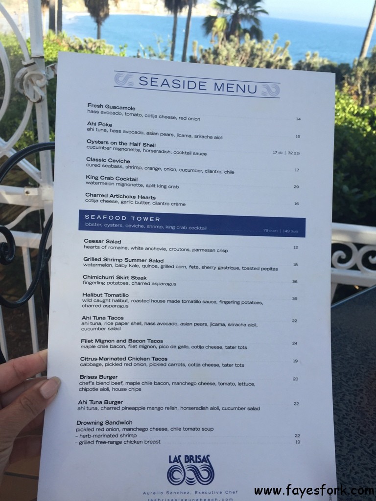 Las Brisas Restaurant (OMG ocean views) - Laguna Beach, CA - Faye's Fork