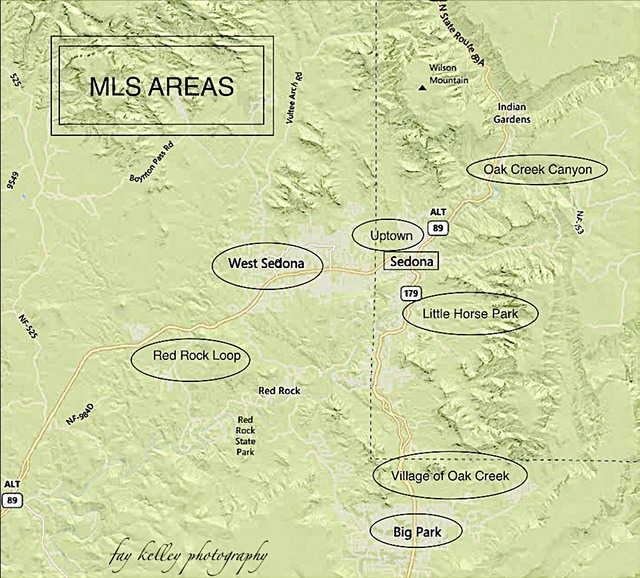 Mls Listings Arizona Map Maps SEDONA REAL ESTATE