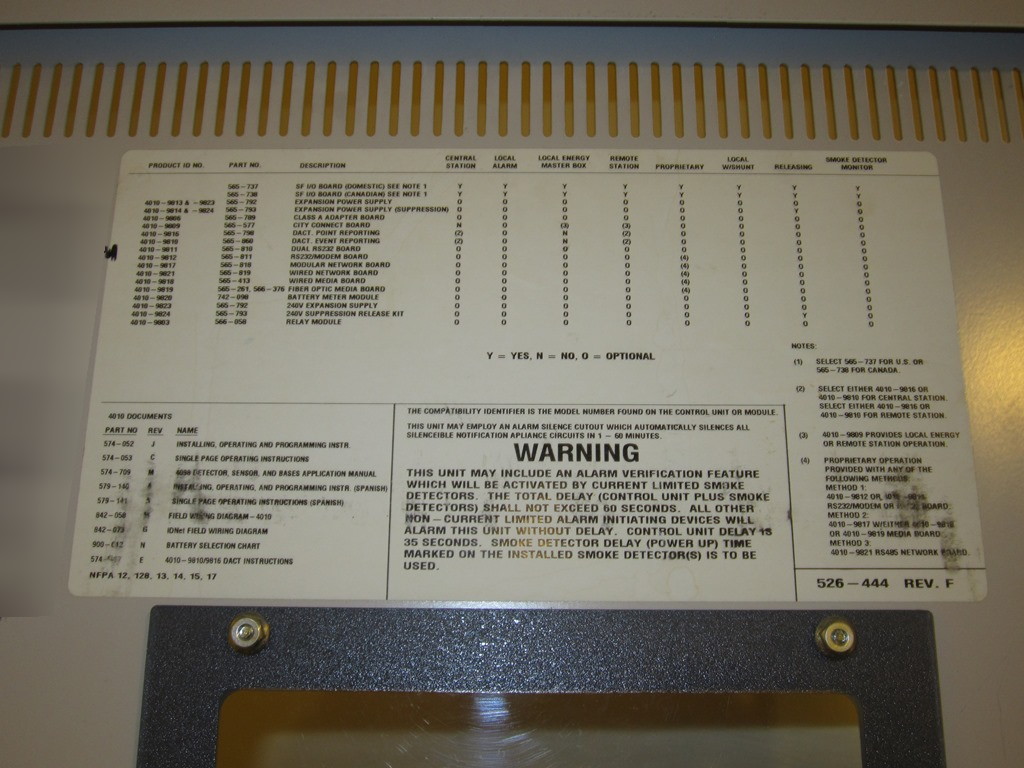 FAZone - Fire Alarms - Fire Alarm Collection - Simplex 4010-9101