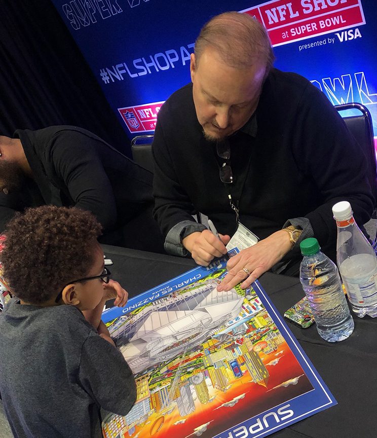 A Super Time for Fazzino at Super Bowl LIII Fazzino