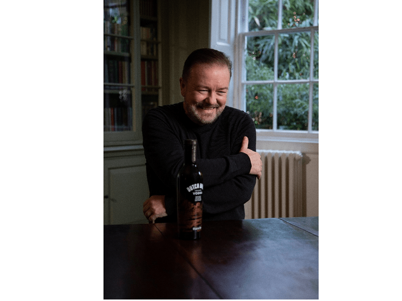 Ricky Gervais has teamed up with Ellers Farm Distillery