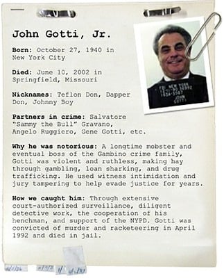 John Gotti — FBI