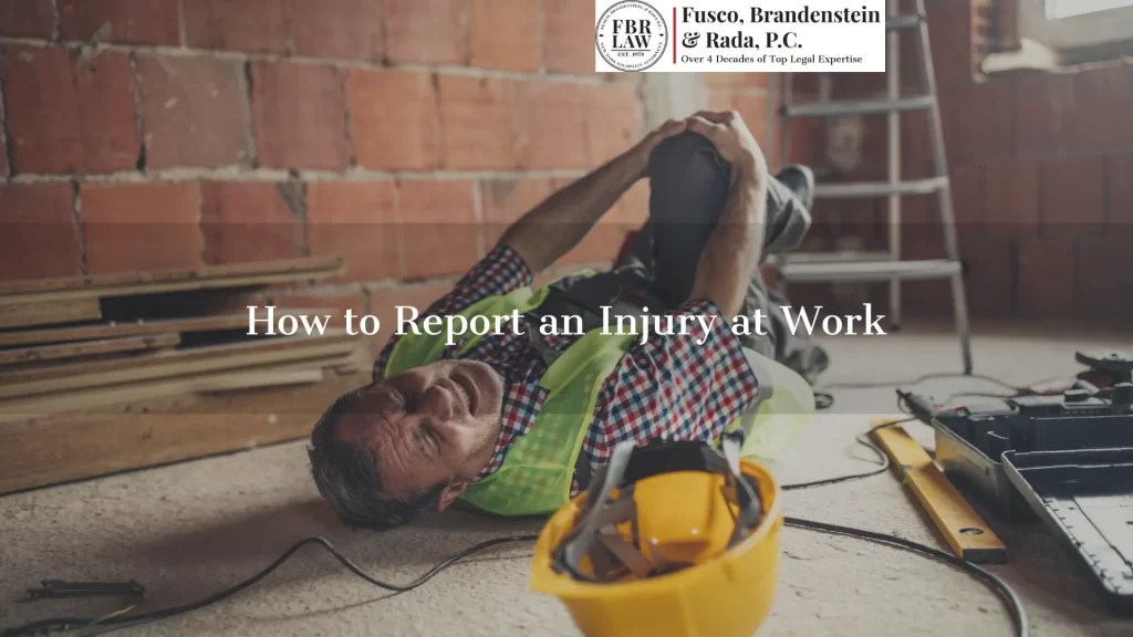 How to Report an Injury at Work Workplace Accidents