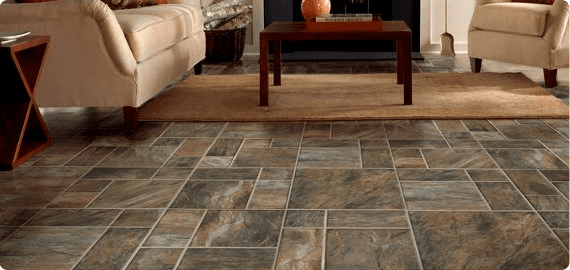 Vinyl Tile - FB Rugs & Window Treatments (570 x 270 Pixel)