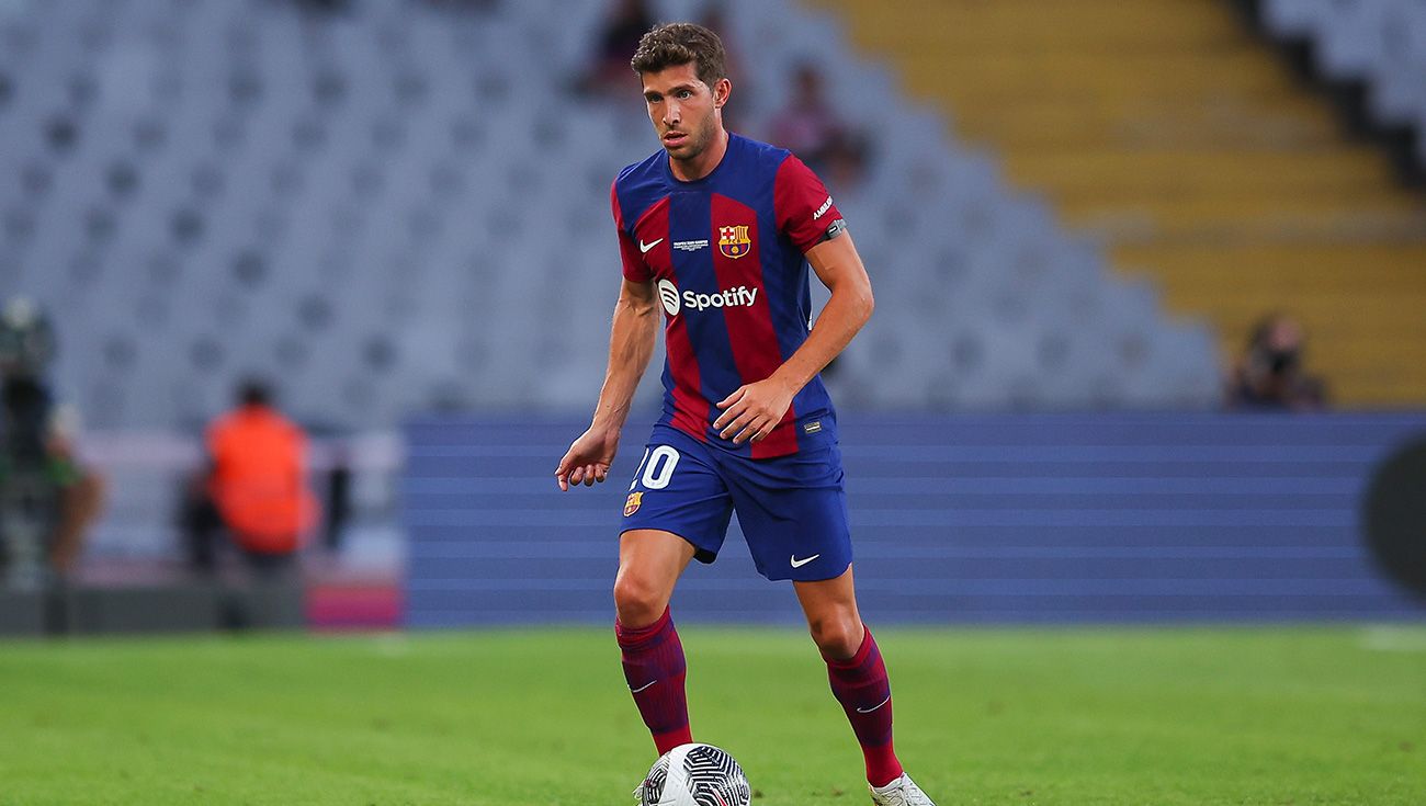 Barça does not change its position and Sergi Roberto is already looking