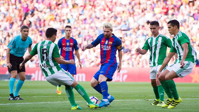 Leo Messi, con un desafío especial contra el Real Betis