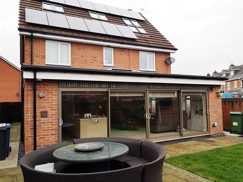 Single Storey Rear Extension in Warrington.