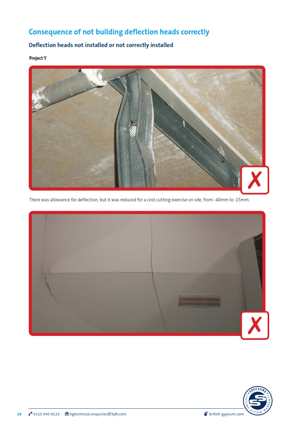 DEFLECTION HEADS TO PLASTERBOARD PARTITIONS Blogs FCM