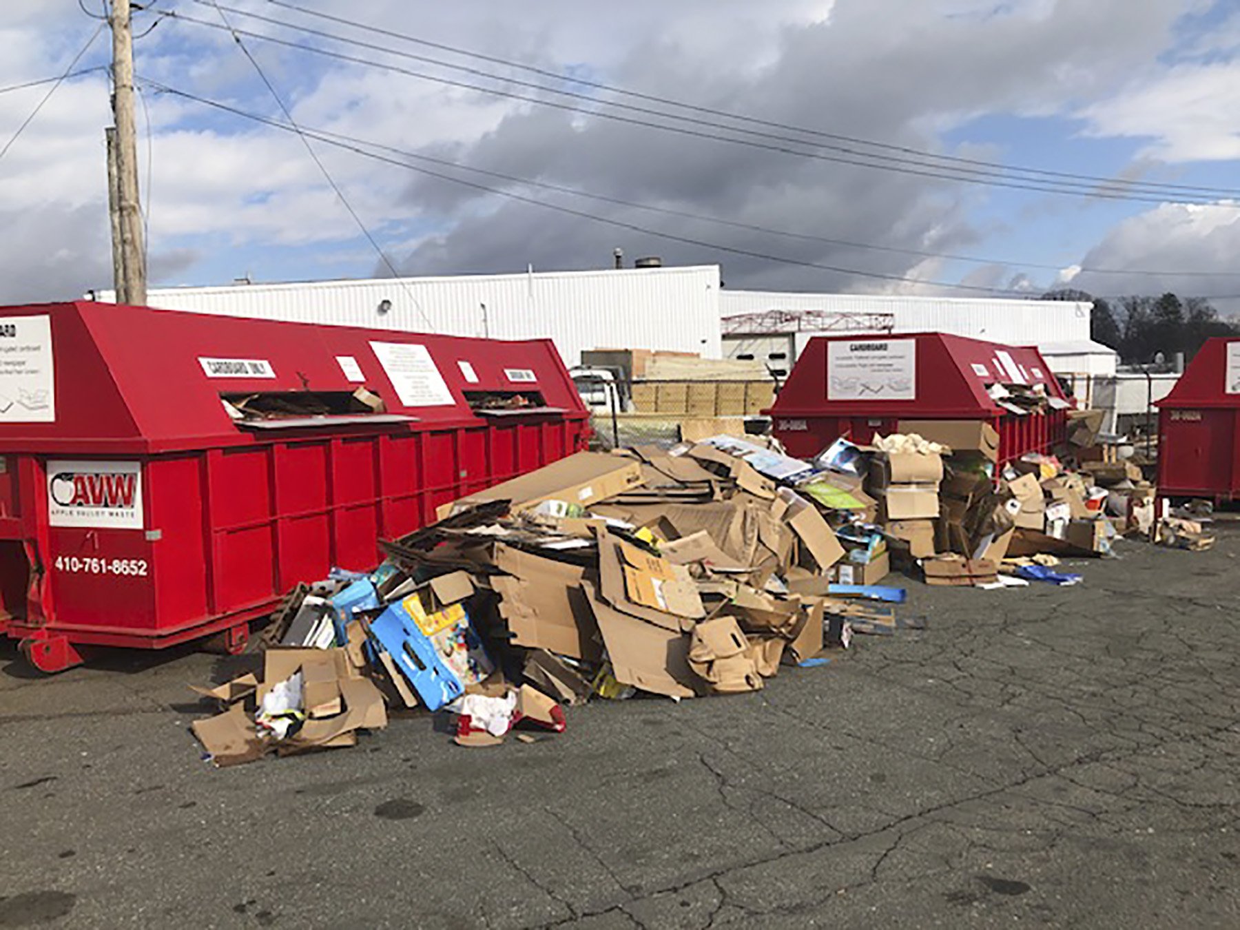 Pile Up Consumes Gordon Road Recycling Center Falls Church NewsPress