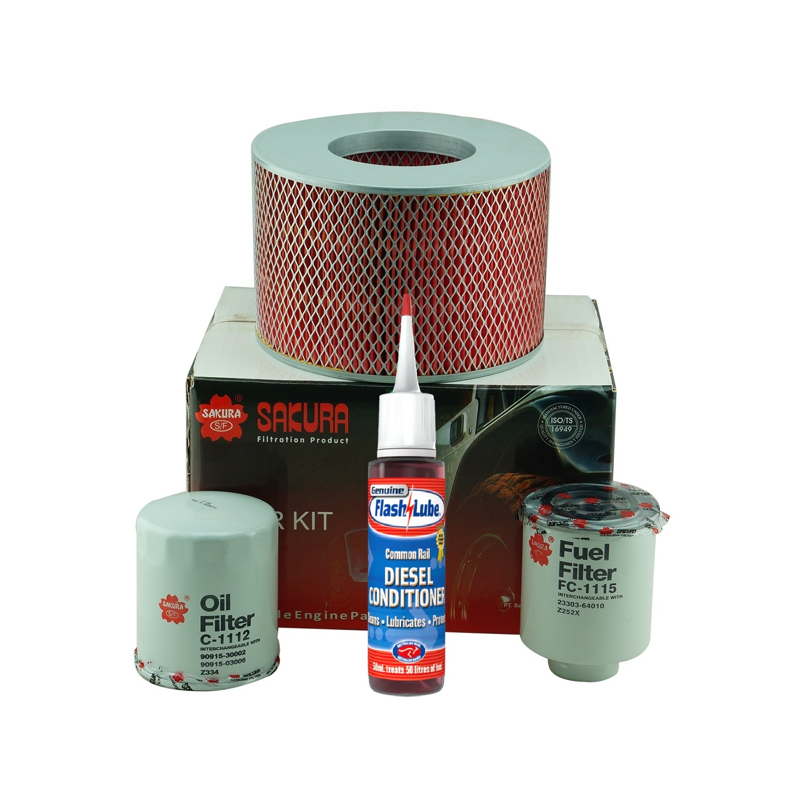 Toyota Hilux Surf KZN185R 3.0L 19952000 Air, Fuel, Oil Filter Service