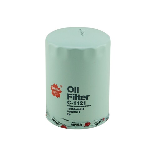 C1121 Sakura Oil Filter Fits Toyota, Ford, Mazda + More Xref HDZ9
