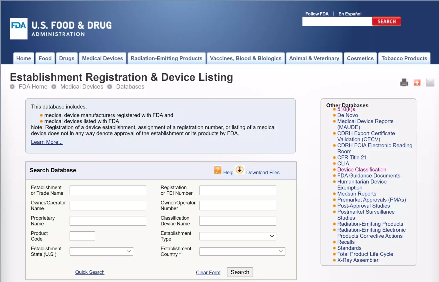How to search FDA registration number FDAHELP.US