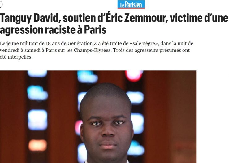 Paris une bande d'Africains et NordAfricains ont agressé le militant