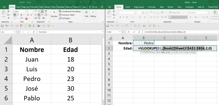 La función BUSCARV google sheets Business Intelligence MX