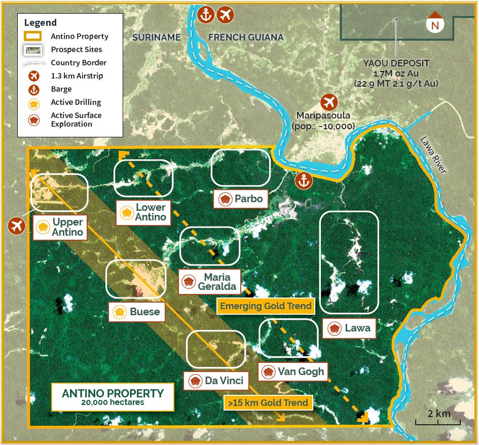 Founders Metals Inc. Antino Gold Project