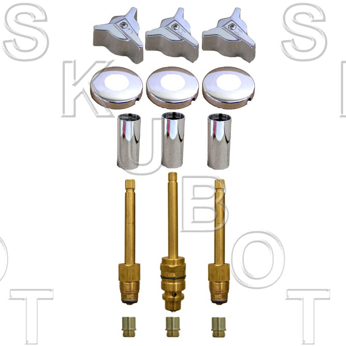 Factory Direct Plumbing Supply Replacement Milwaukee Faucets* 3 Valve