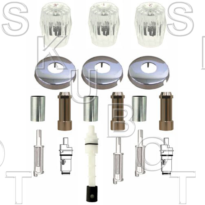 Factory Direct Plumbing Supply Valley*/ Eljer* Washerless Old Style 3