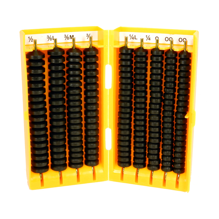 Factory Direct Plumbing Supply WK190B, Beveled Faucet Washer Bibb Chest, 192 Washers Made in