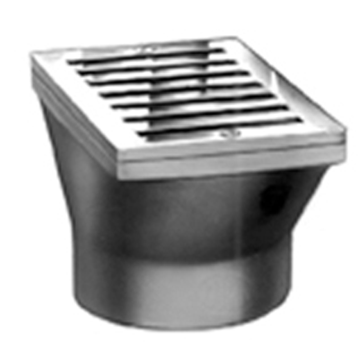 Factory Direct Plumbing Supply Zurn, ZN572, Gutter Drain Nickel Grate