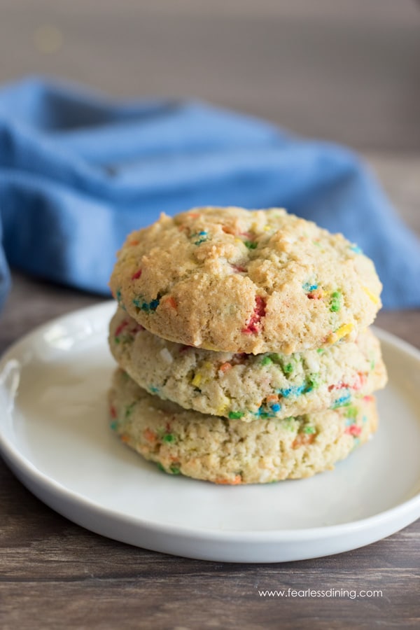Easy Gluten Free Funfetti Cookies Fearless Dining