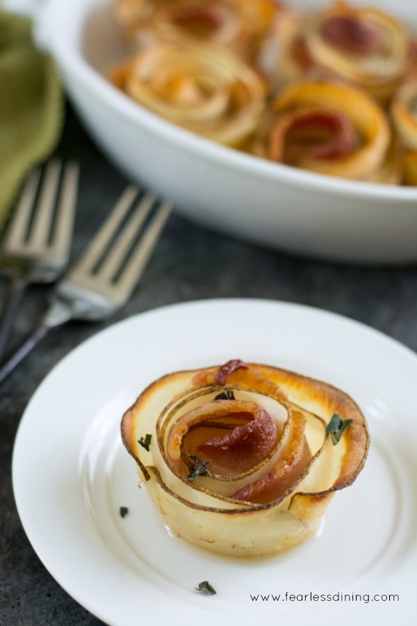 Irresistible Roasted Potato Bacon Roses Fearless Dining