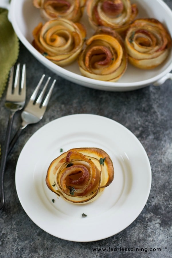 Irresistible Roasted Potato Bacon Roses Fearless Dining
