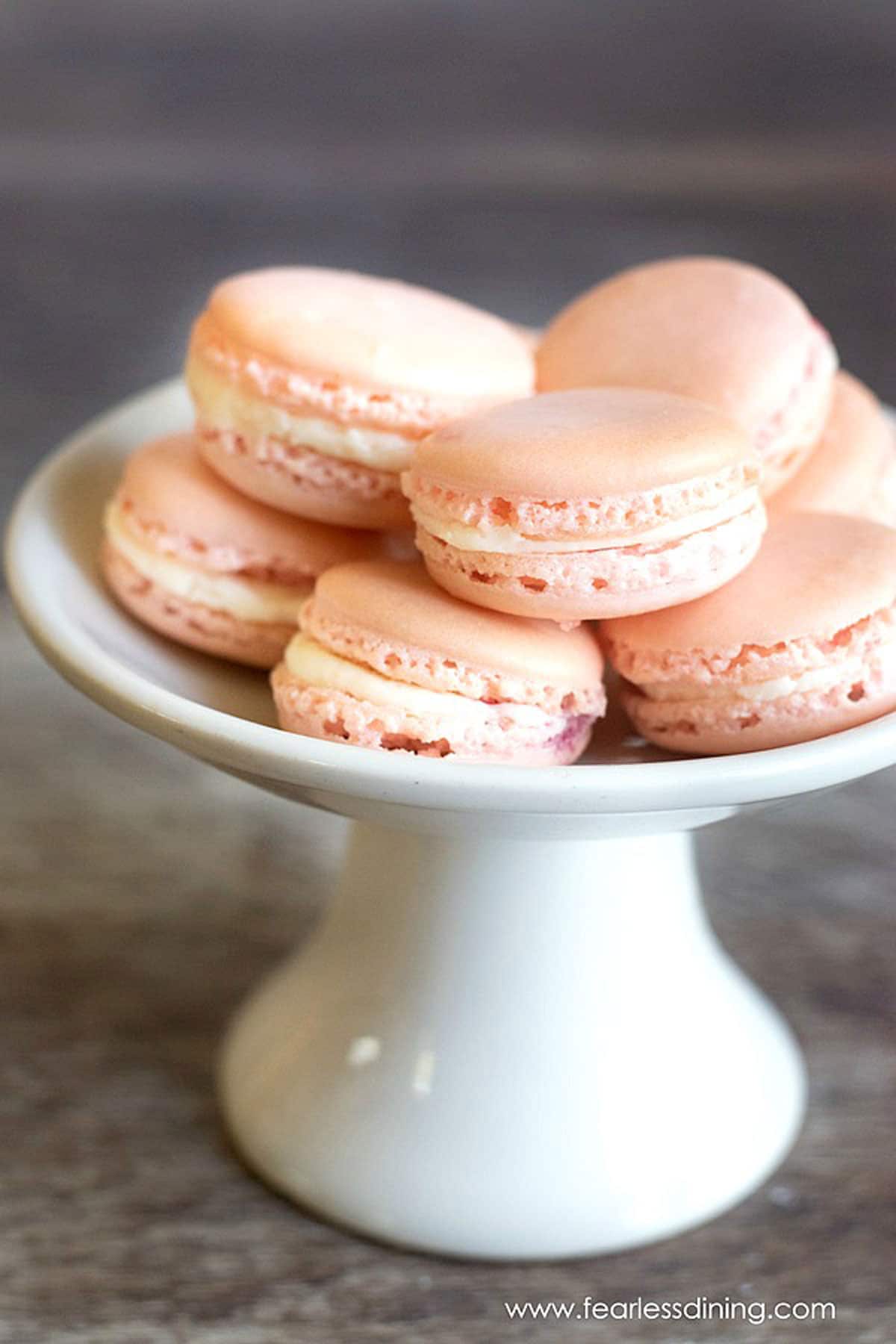 Homemade Gluten Free Raspberry Macarons Fearless Dining