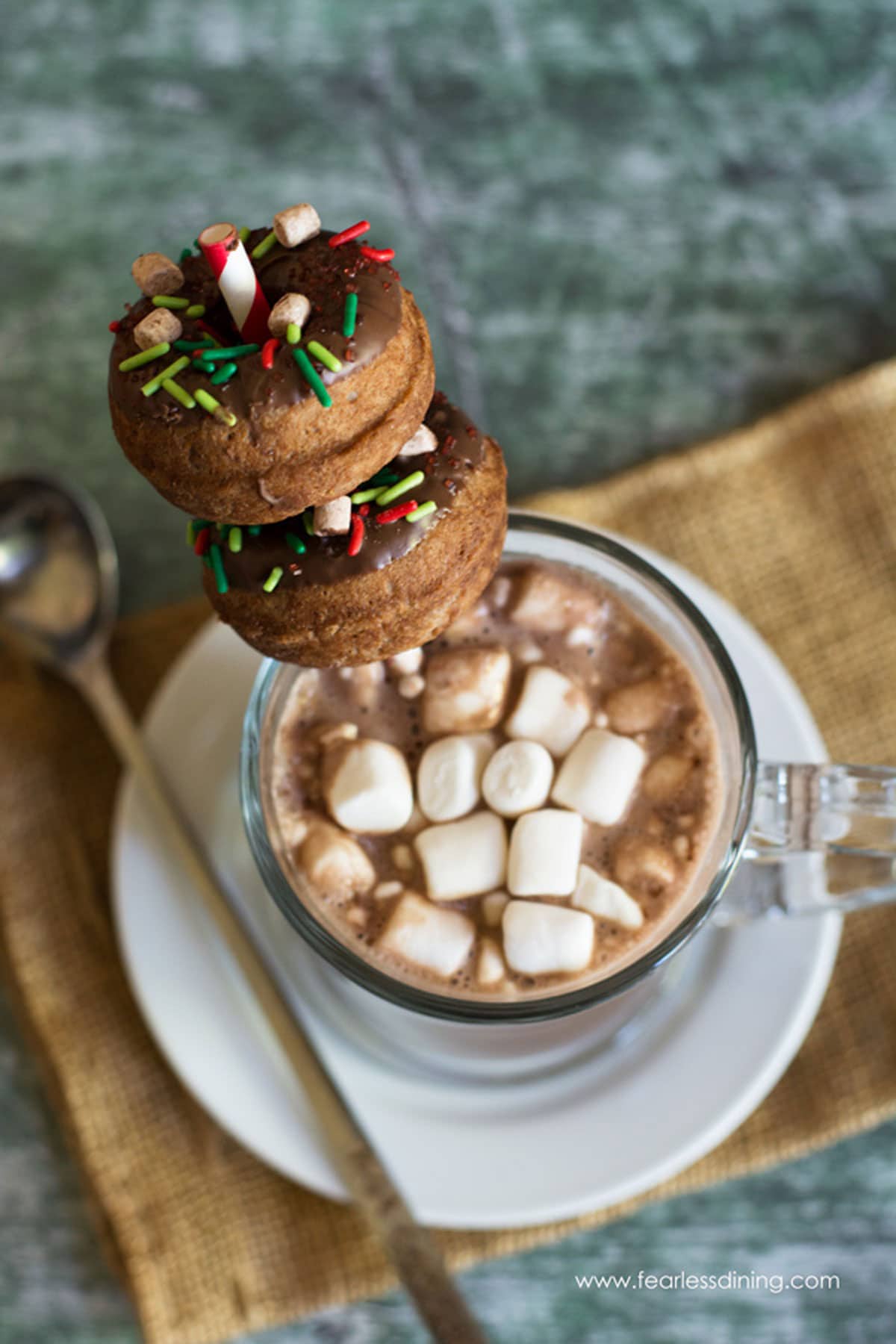 Easy Gluten Free Hot Chocolate Donuts Fearless Dining