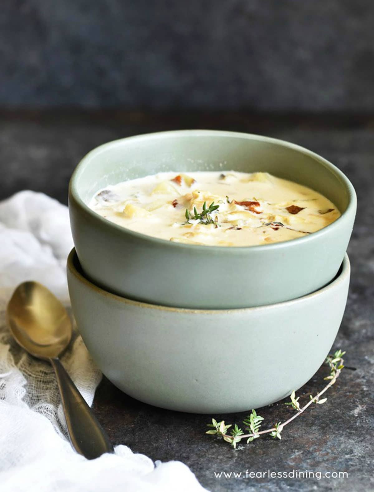 New England Style Gluten Free Fish Chowder Fearless Dining