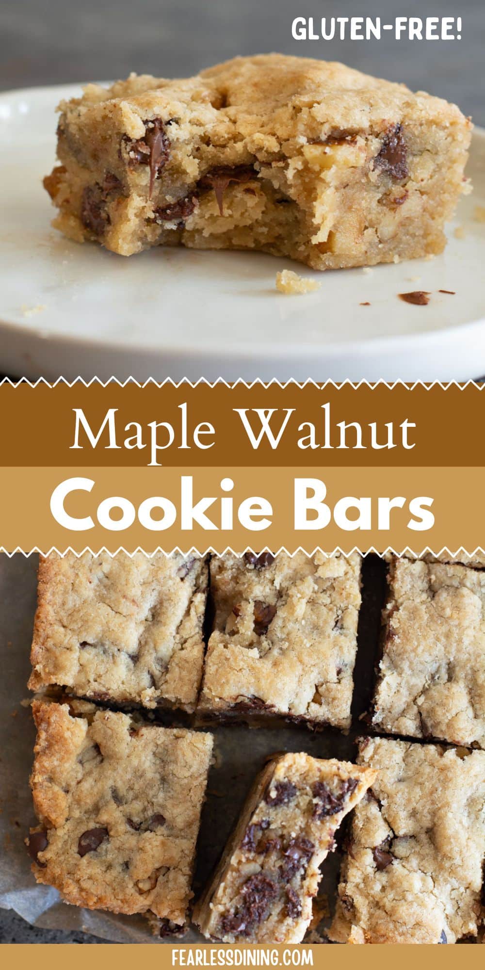 Irresistible Maple Walnut Cookie Bars Fearless Dining