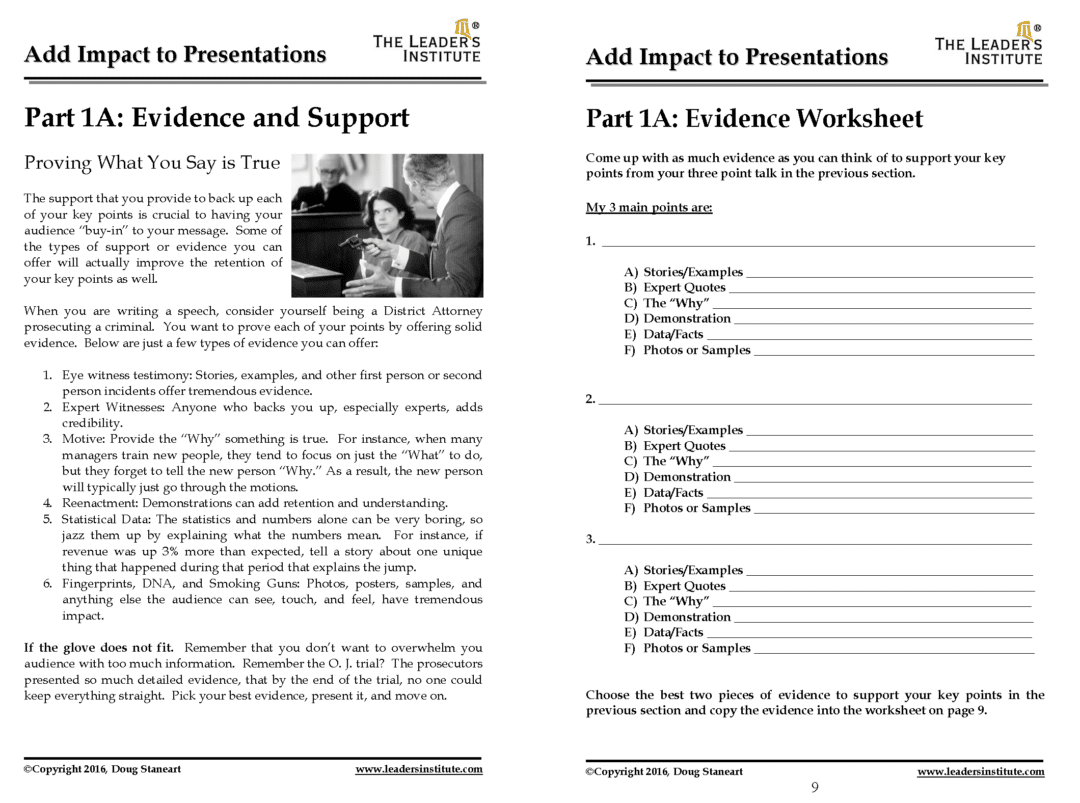 Create a Handout that is Perfect for Your Presentation