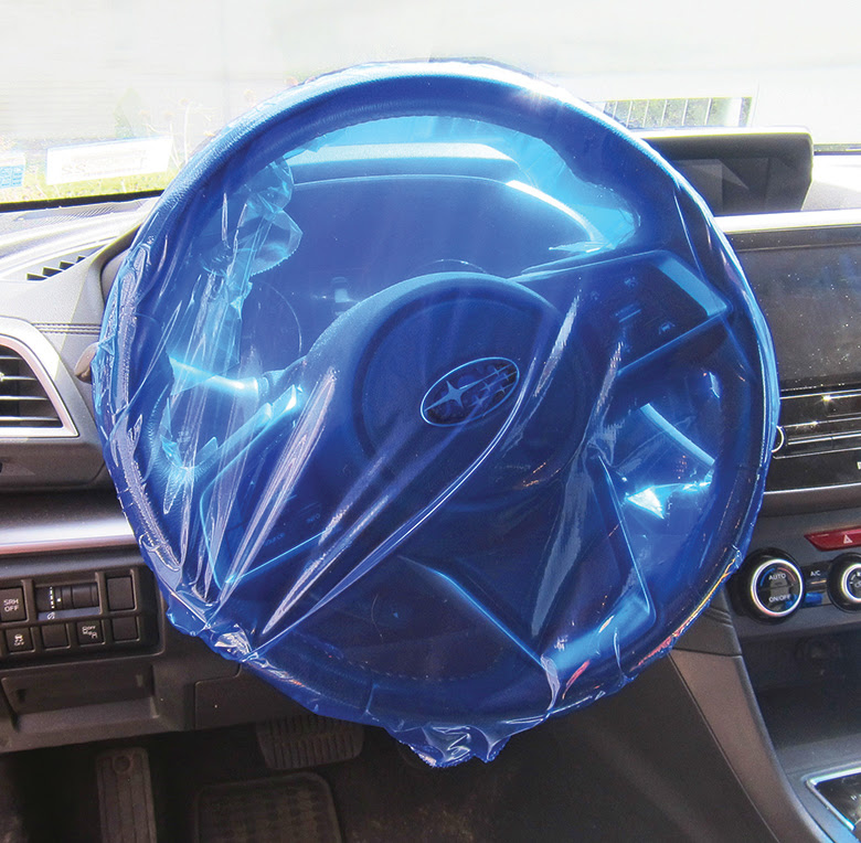 Large Adhesive Steering Wheel Covers1107
