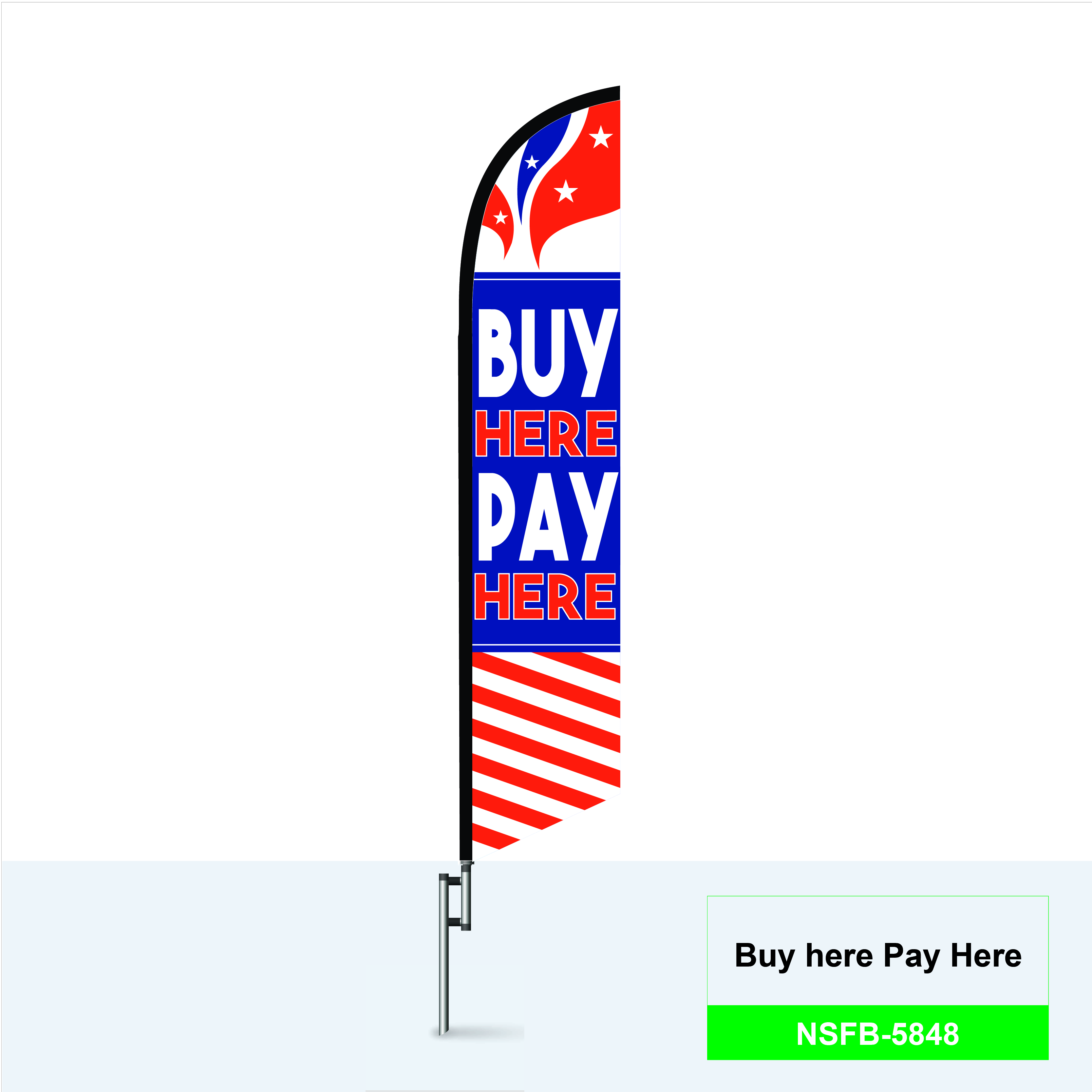 Buy Here Pay Here Flag