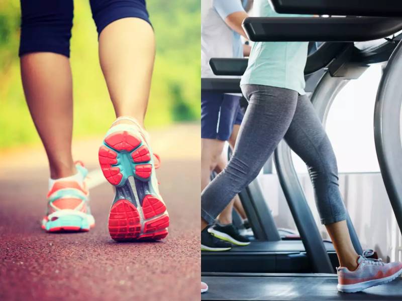 Find out which is better among walking outside and on a treadmill
