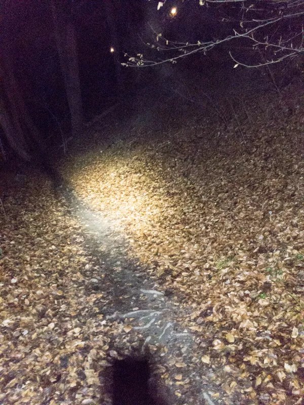 Günstige MTB Helmlampe im Test Federweg