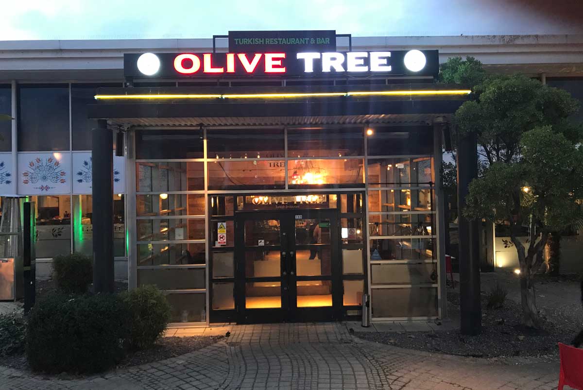 Turkish food at the Olive Tree in Milton Keynes Feed the Lion