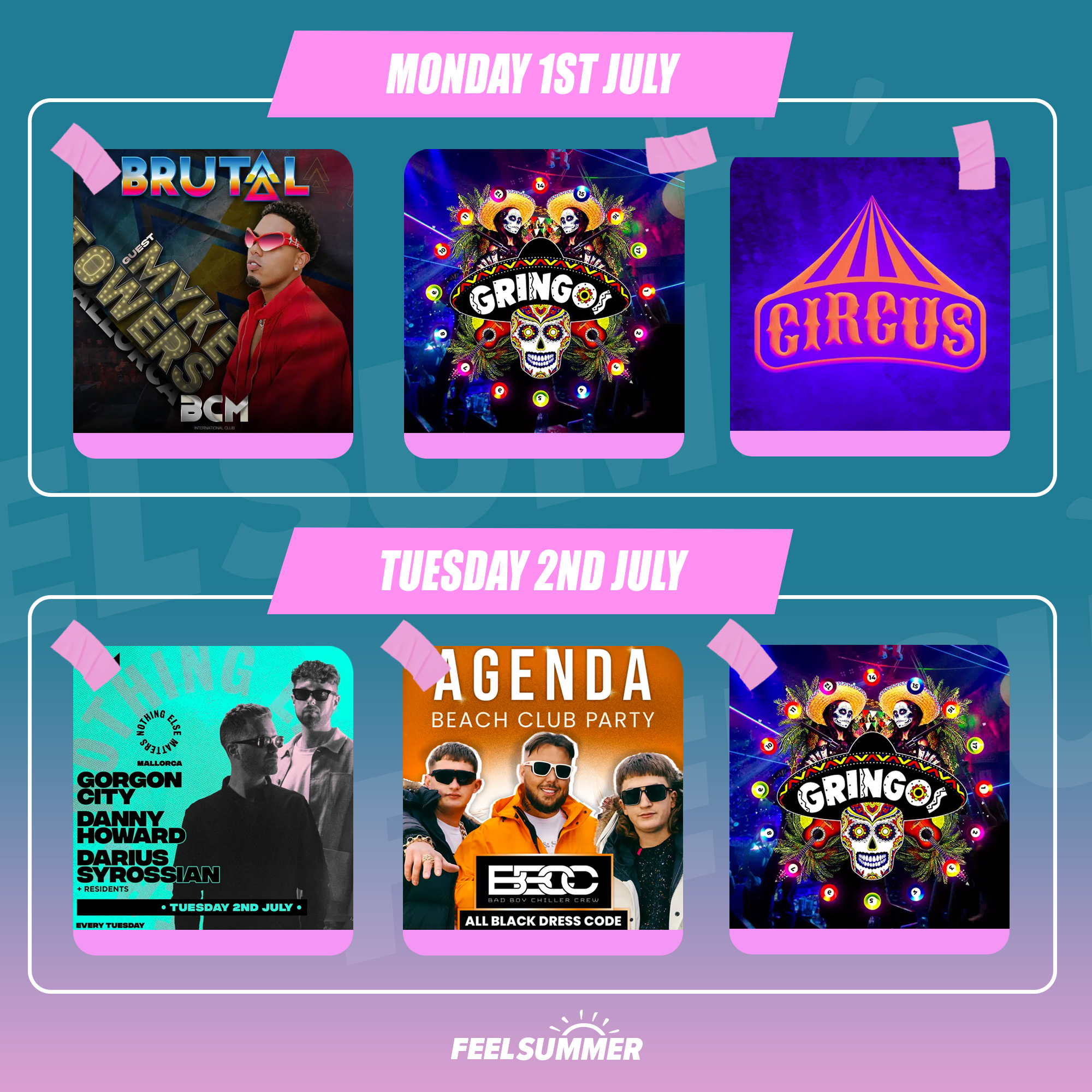 Magaluf Events Happening This week 1st July 7th July 2025 Magaluf Events Happening This week 1st July 7th July 2025