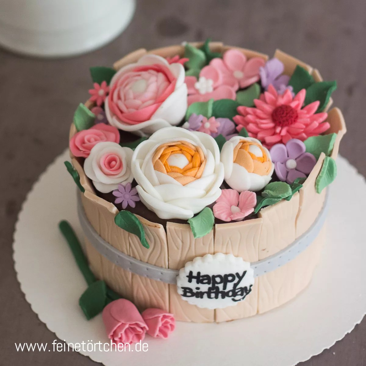 Blumentopf Torte Mademoiselle Cupcake