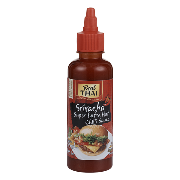 Real Thai Sriracha Super Hot Chili Sauce 280g Feinkost Dittmann