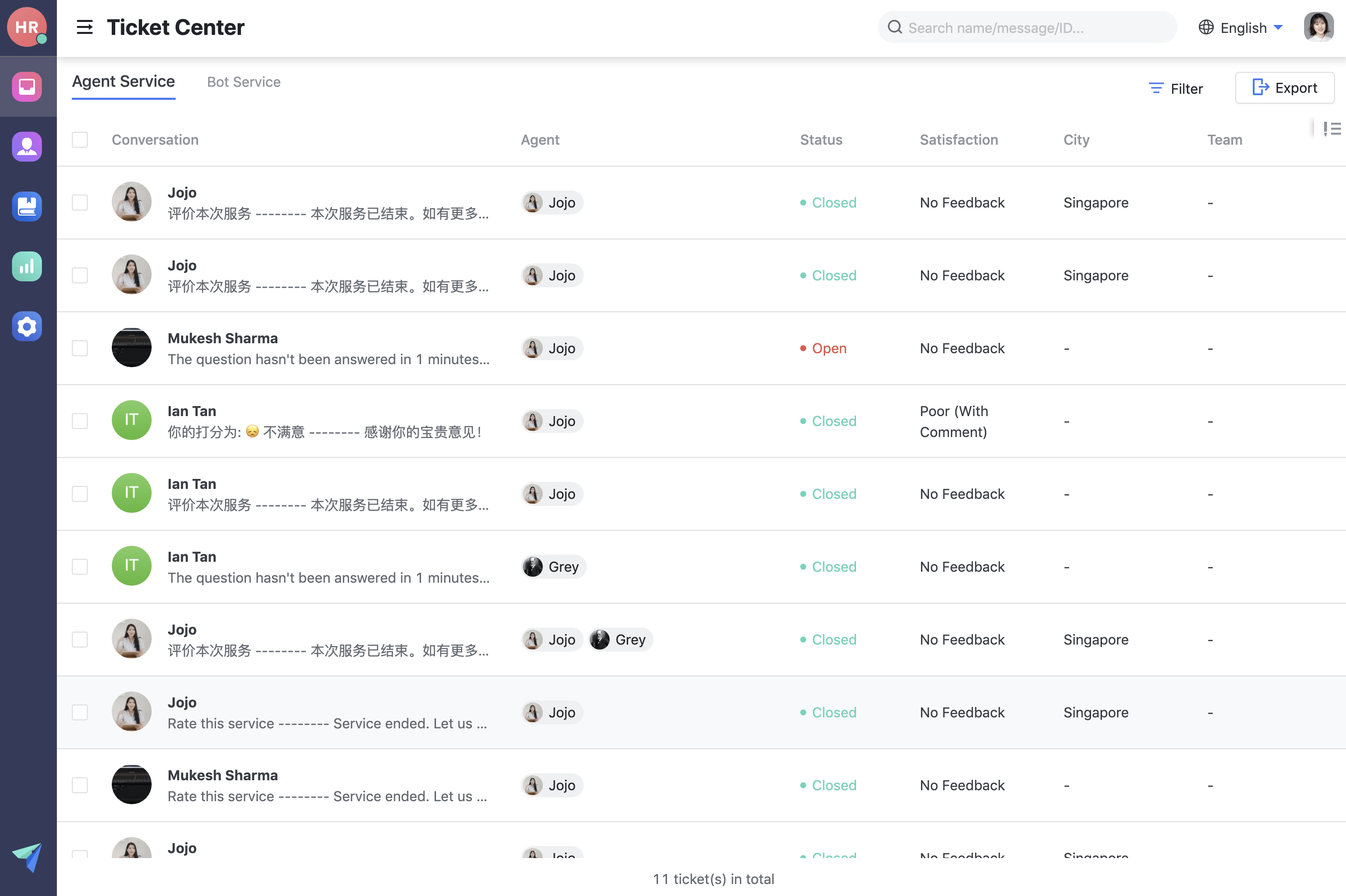 Help Desk Use Satisfaction Survey