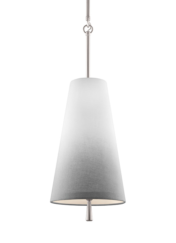 P1327SN,1 Light MiniPendant,Satin Nickel