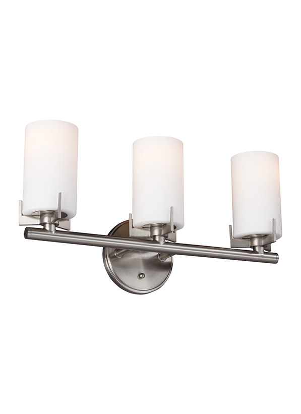 VS39003BS,3 Light Vanity Fixture,Brushed Steel