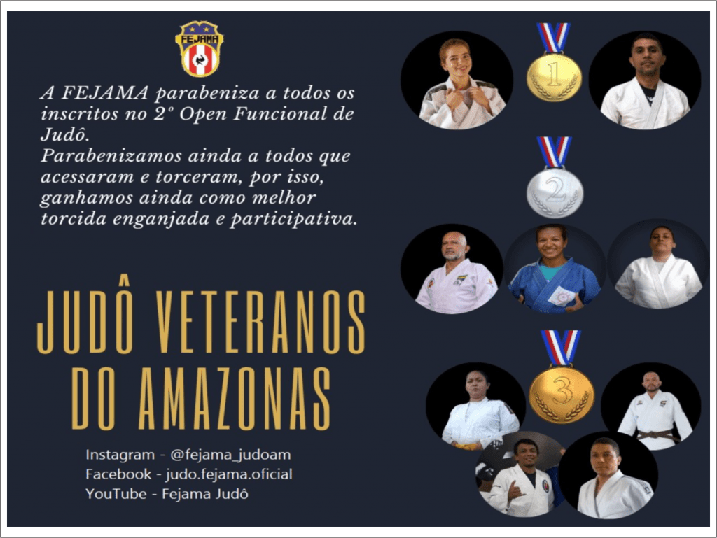Amazonas fica em 5º lugar entre 19 Federações no 2º Open Funcional de