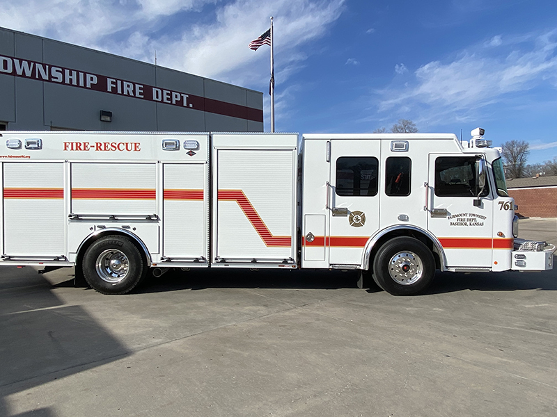 Fairmount Township Fire Department new pumper!