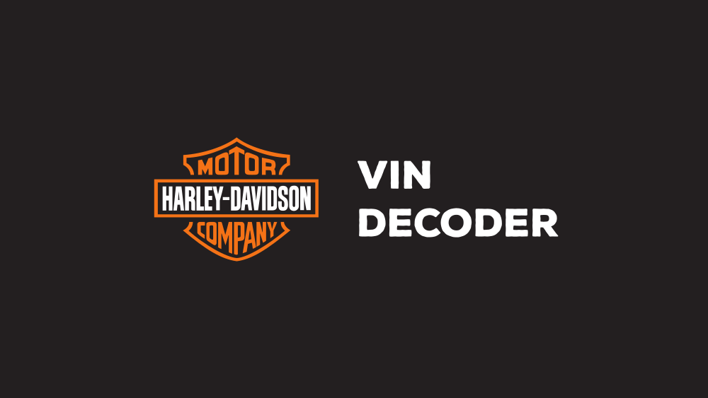 I Made a HarleyDavidson VIN Decoder Feliciano.Tech