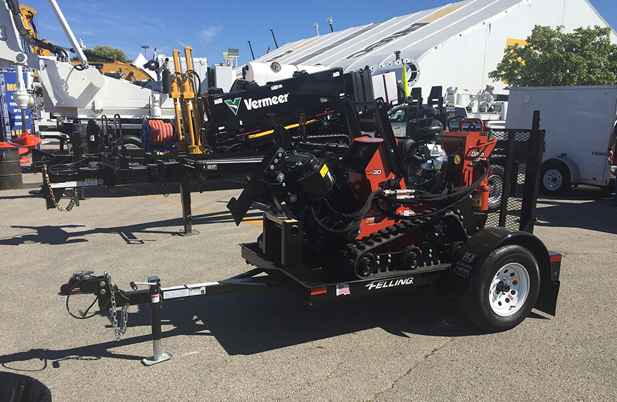 Construction and Utility Trailers Showcased at ICUEE Felling Trailers