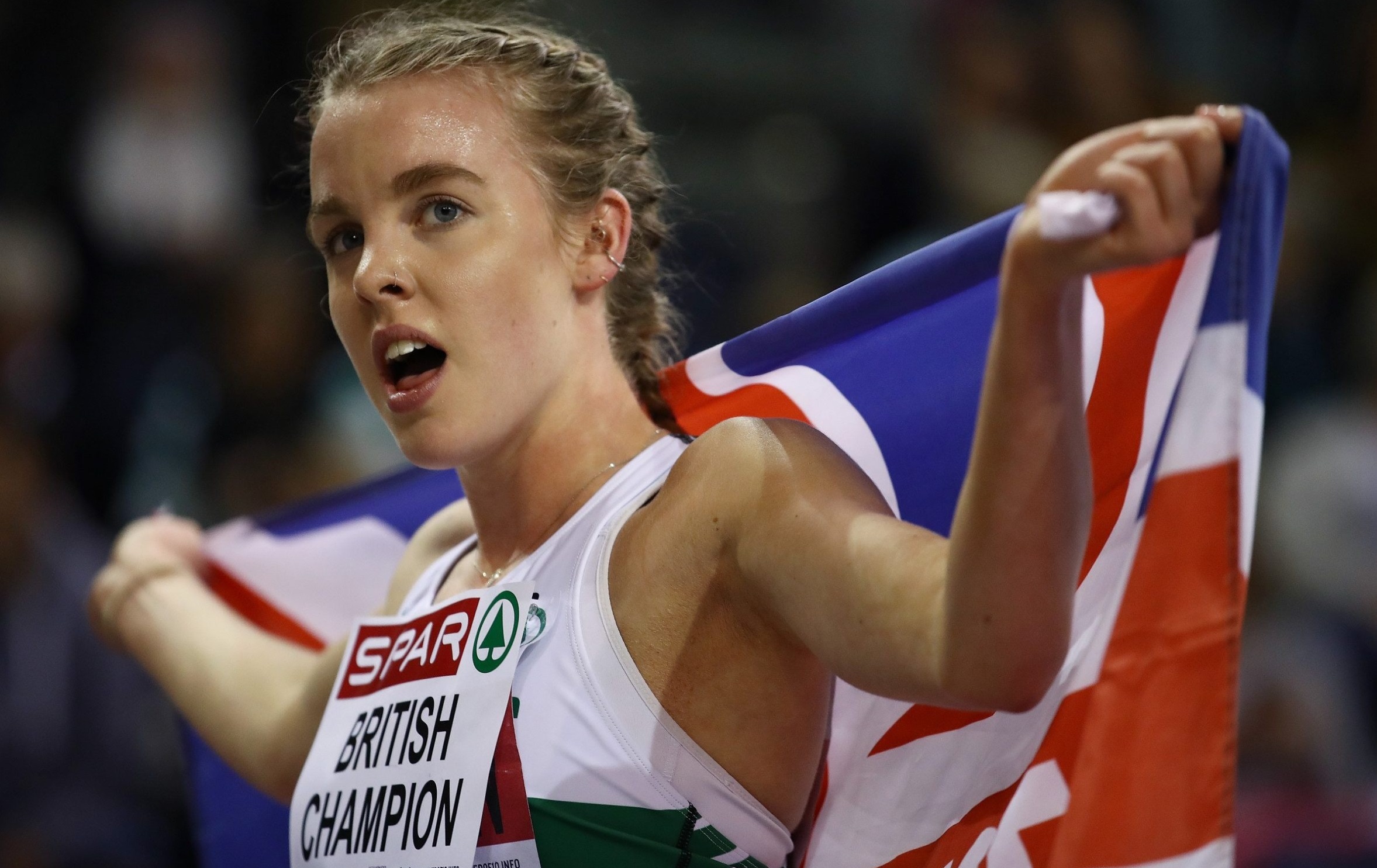 British teenager Keely Hodgkinson won gold in the 800 meters at the